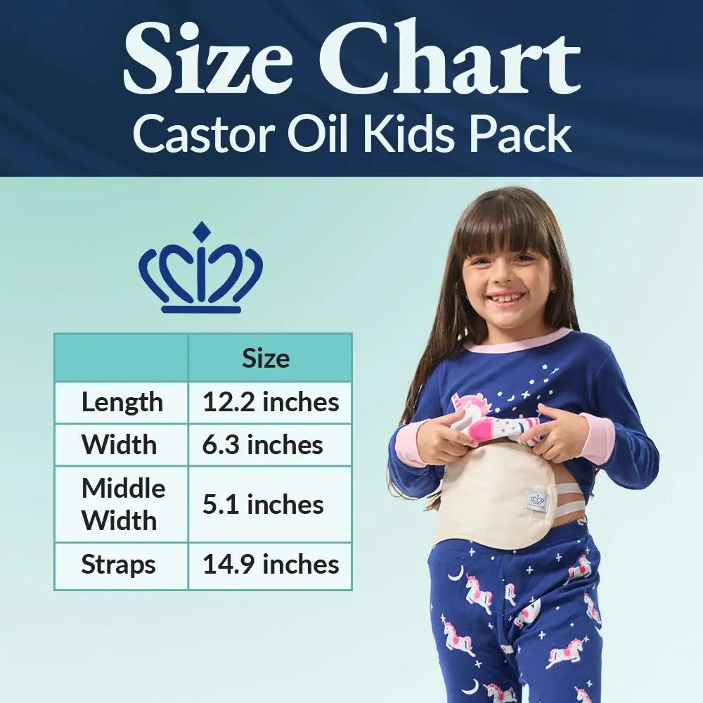 Queen of Thrones Organic Castor Oil Packs (Kid Size)