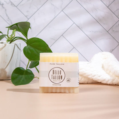Pure Tallow Soap: Unscented