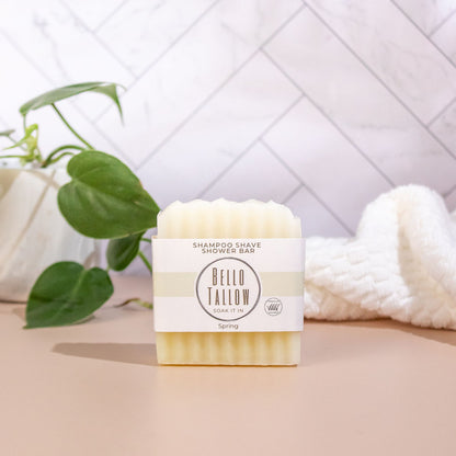 Shampoo Shave Shower Bar: Spring